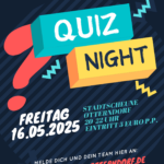 Quiznight im Mai