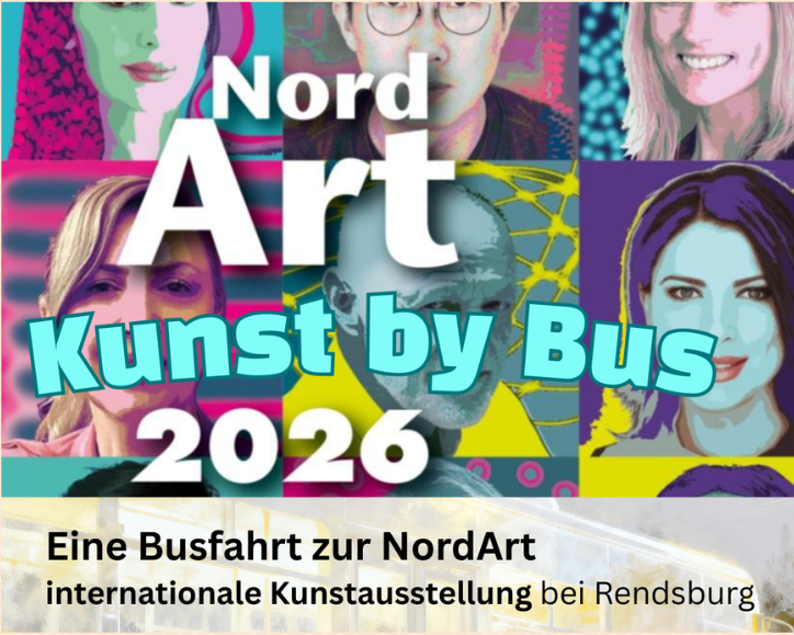 Busfahrt zur NordArt bei Rendsburg
